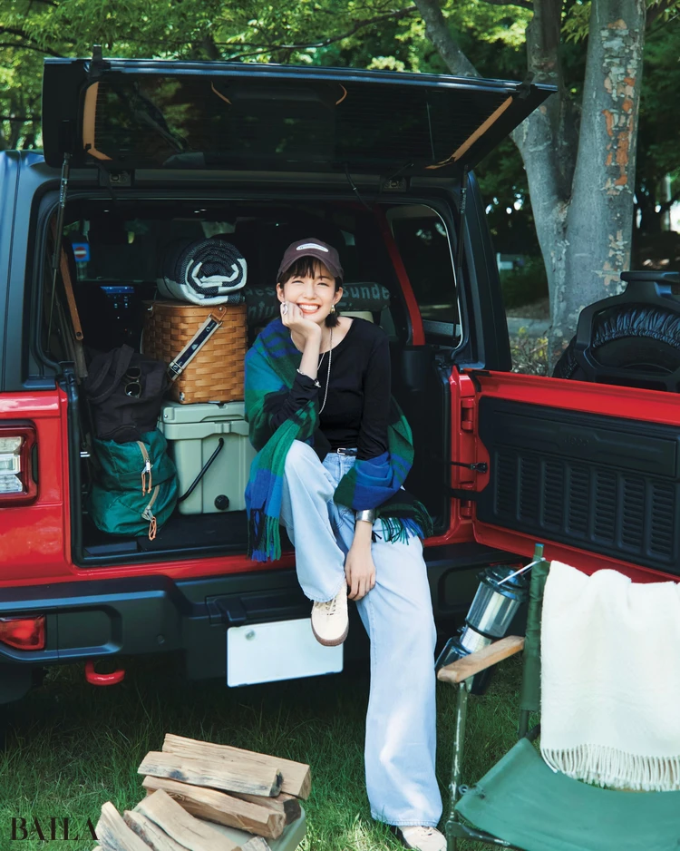 9月13日（土）のコーデ　佐藤栞里　パンツコーデ