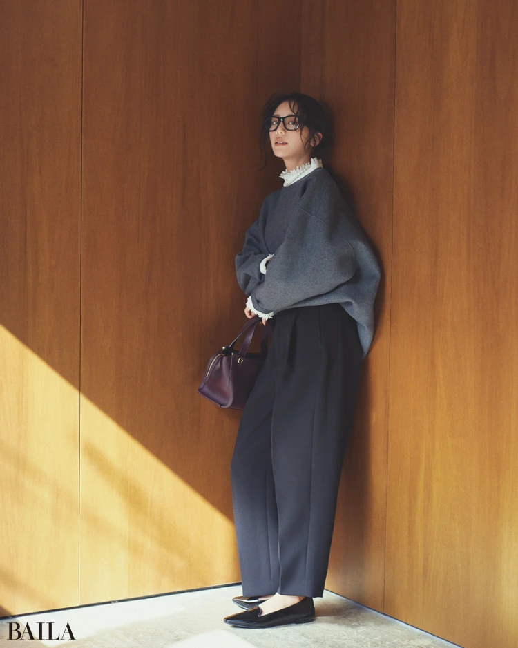 1月21日（水）のコーデ　貴島明日香　パンツコーデ