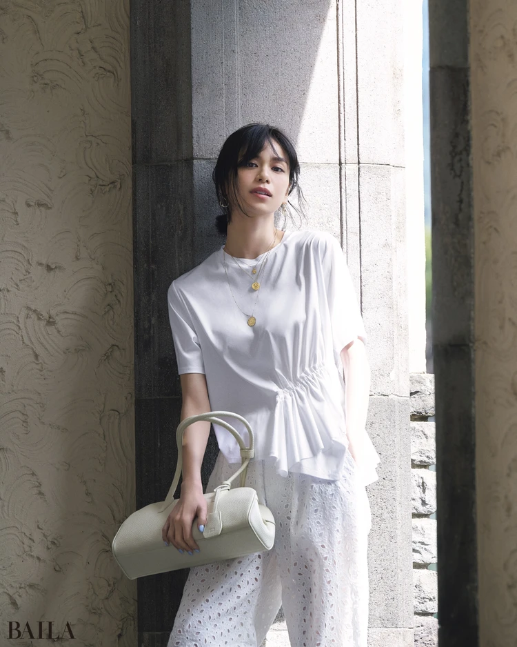 4月28日（火）のコーデ　佐藤晴美　Tシャツコーデ