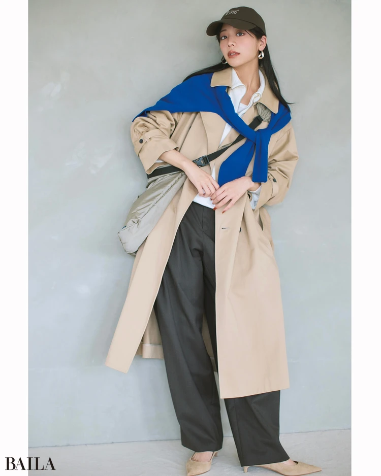 11月19日（水）のコーデ　貴島明日香　コートコーデ