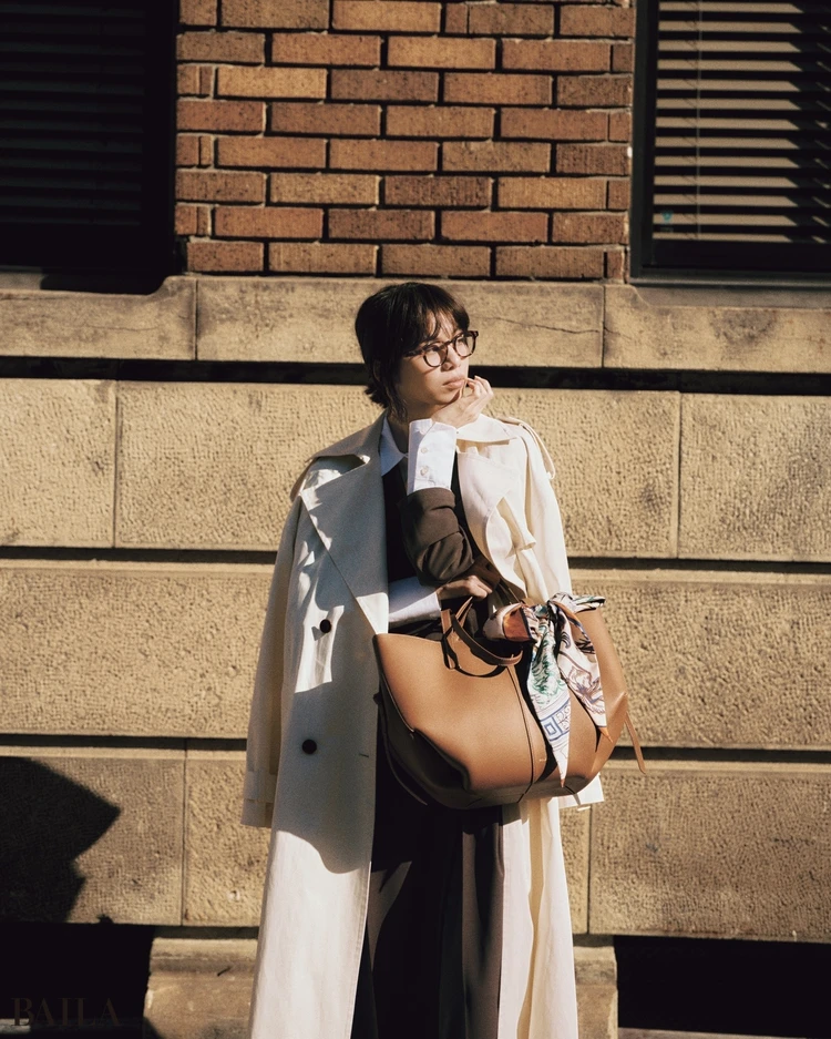 4月7日（火）のコーデ　佐藤晴美　バッグコーデ