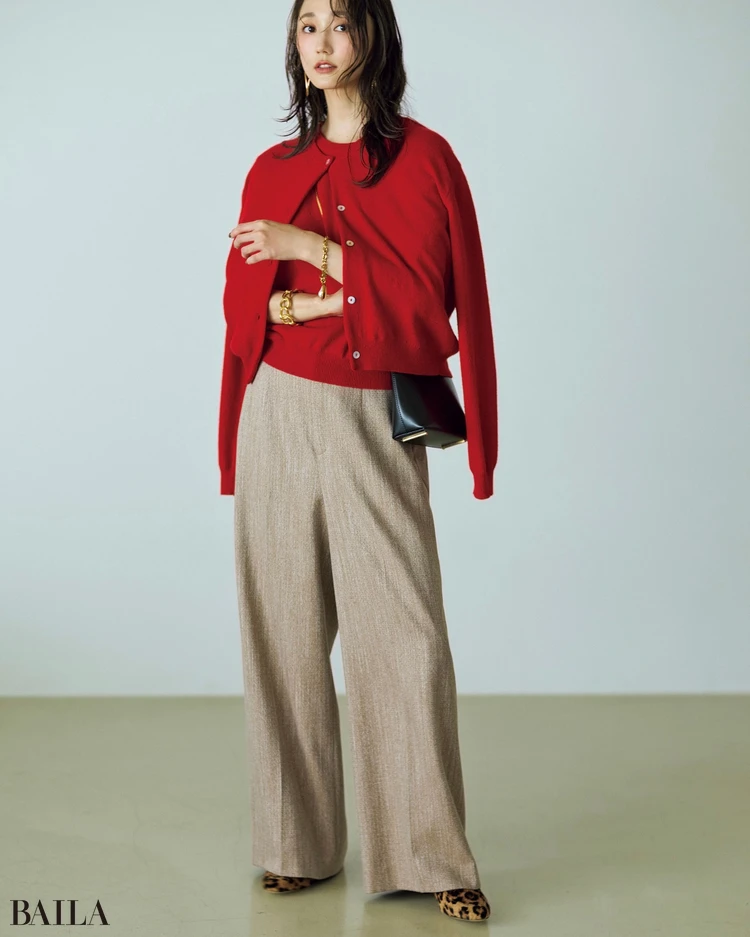 9月19日（金）のコーデ　鈴木友菜　パンツコーデ