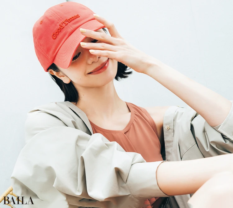 佐藤晴美 ラッシュガード¥18700/アルページュストーリー プレスルーム(アルページュストーリー)