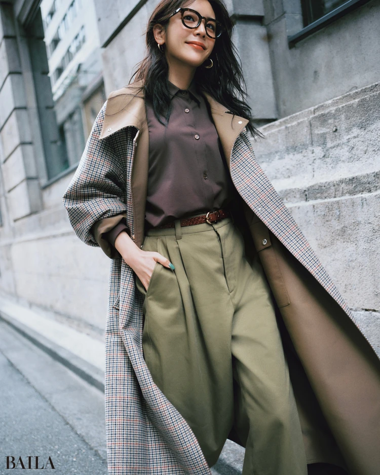 12月4日（木）のコーデ　貴島明日香　コートコーデ