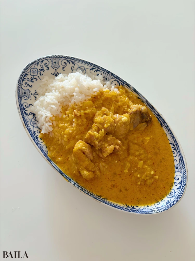 長谷川あかり レシピ 完成! にんじんクリームチキンカレー 完成写真