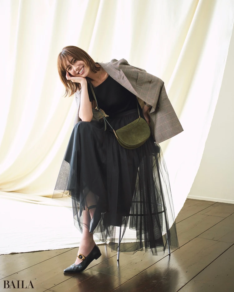 10月15日（水）のコーデ　土屋はずき　スカートコーデ