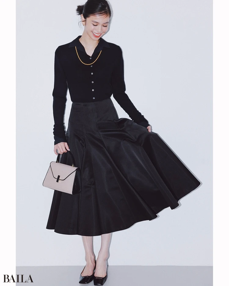 佐藤晴美　スカートコーデ