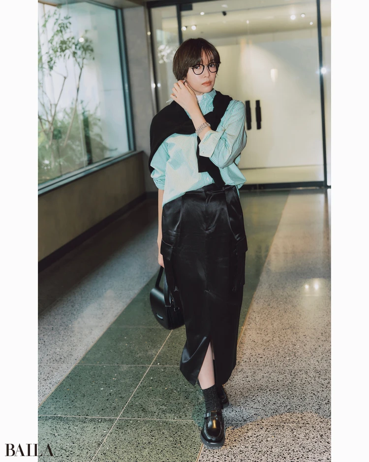 佐藤栞里　パンツコーデ