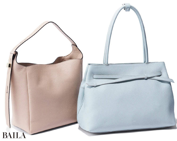 （左）LORISTELLA　ロリステッラ/EVA ショルダーバッグ（右）TOV　トーヴ/MIMI TOTE M