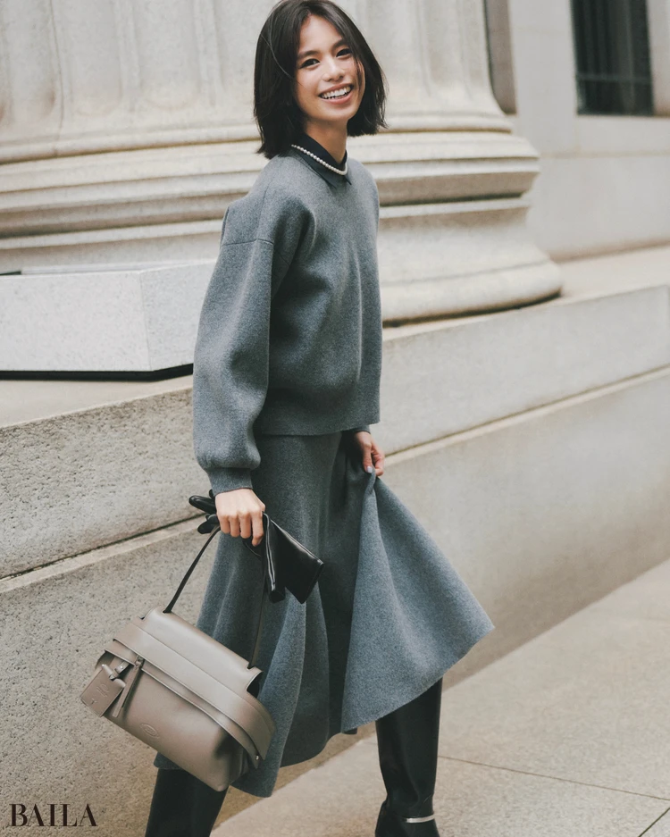 佐藤晴美　セットアップコーデ