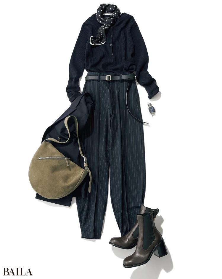 Cygne　オーバータックパンツ rome