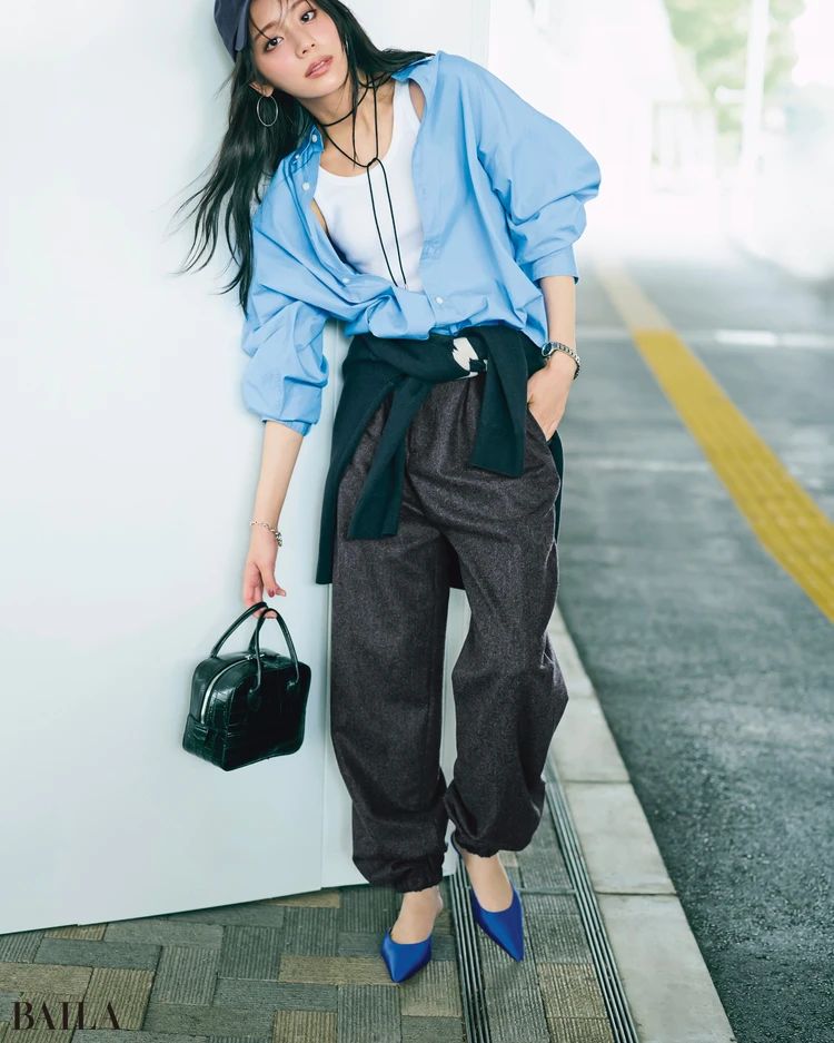 仕事も約束もこれ1つで!「フルラ」の新作バケットバッグ【BAILA今日のコーデ】