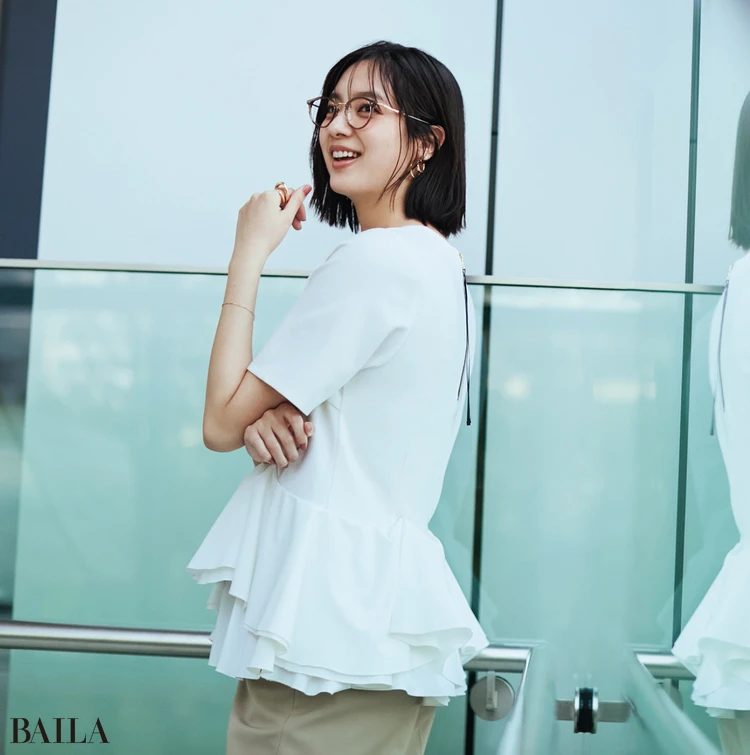 カットソータイプなら可愛げと快適な着心地を両得