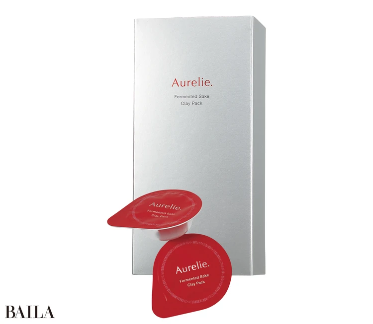 発酵酒粕クレイパック 7g×4個 ￥2640／Aurelie.