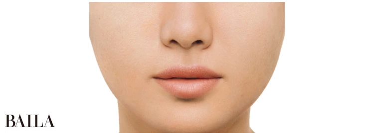 透明感スコアの低い肌