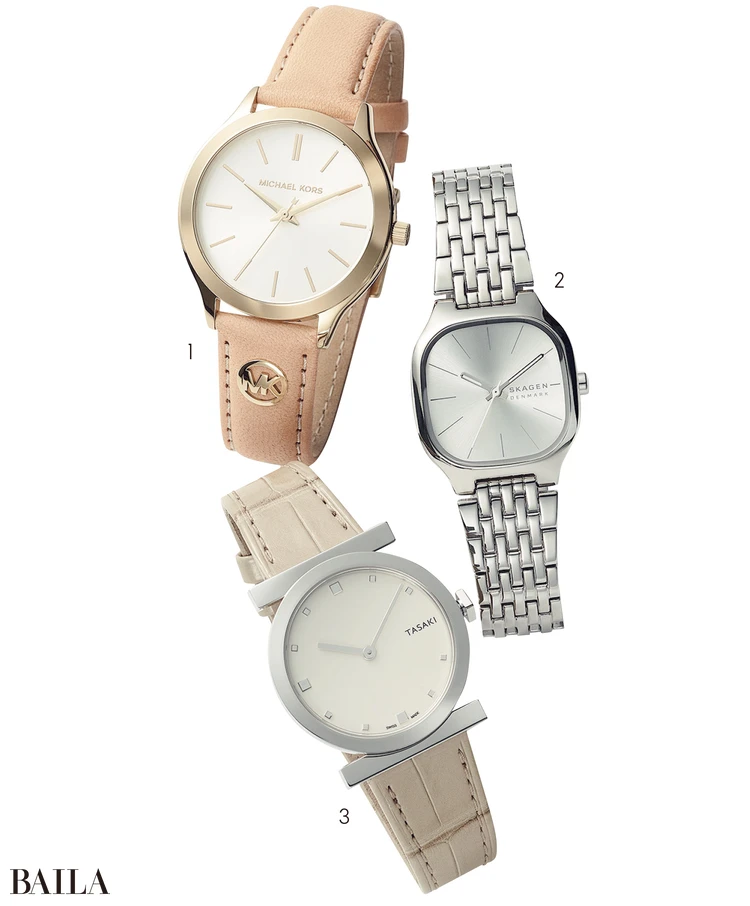 1 MICHAEL KORS　2 SKAGEN　3 TASAKI　