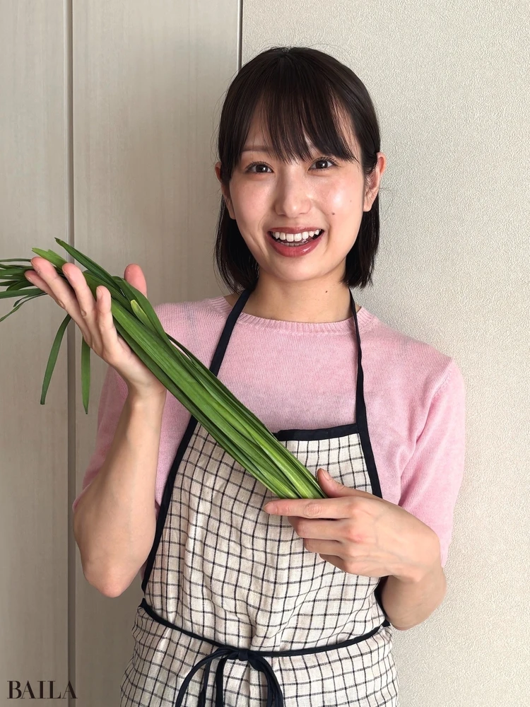 長谷川あかり　レシピ　ニラたまパスタ