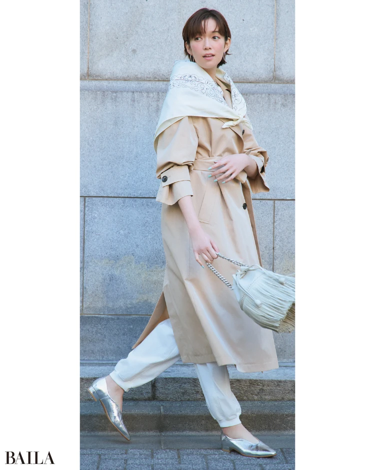 小面積のモード感が、コンサバの洗練度ＵＰに直結