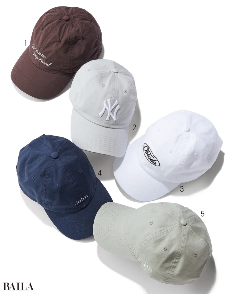 大人のきれいめコーデに合うキャップ、探してみた！