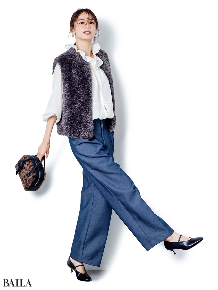 佐藤晴美 【+leopard】小面積でガツンと効く可愛いレオパードを頼れる相棒に