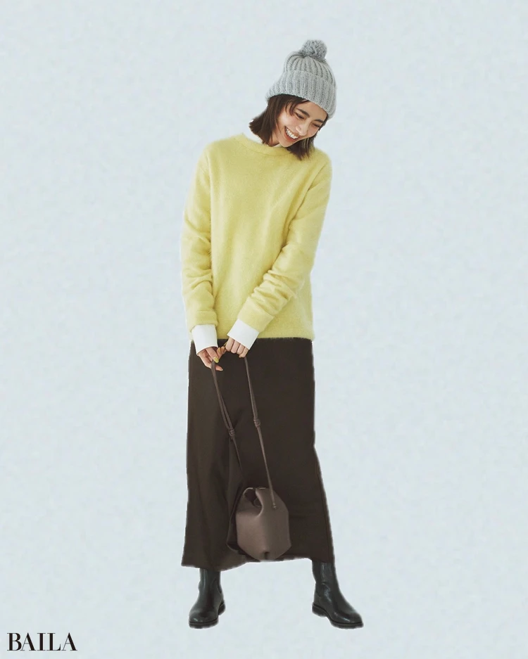 仕事も約束もこれ１つで！「フルラ」の新作バケットバッグ【BAILA今日のコーデ】
