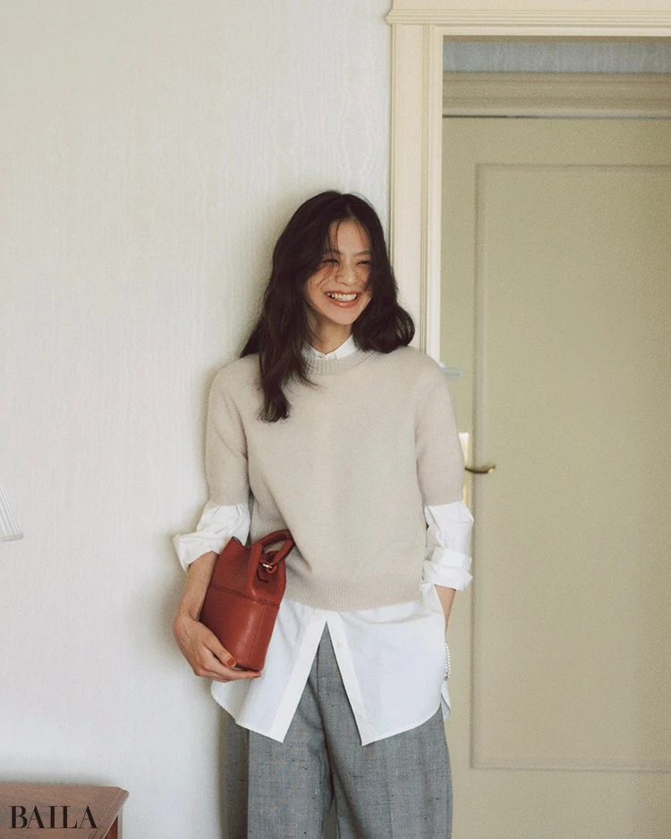 仕事も約束もこれ１つで！「フルラ」の新作バケットバッグ【BAILA今日のコーデ】