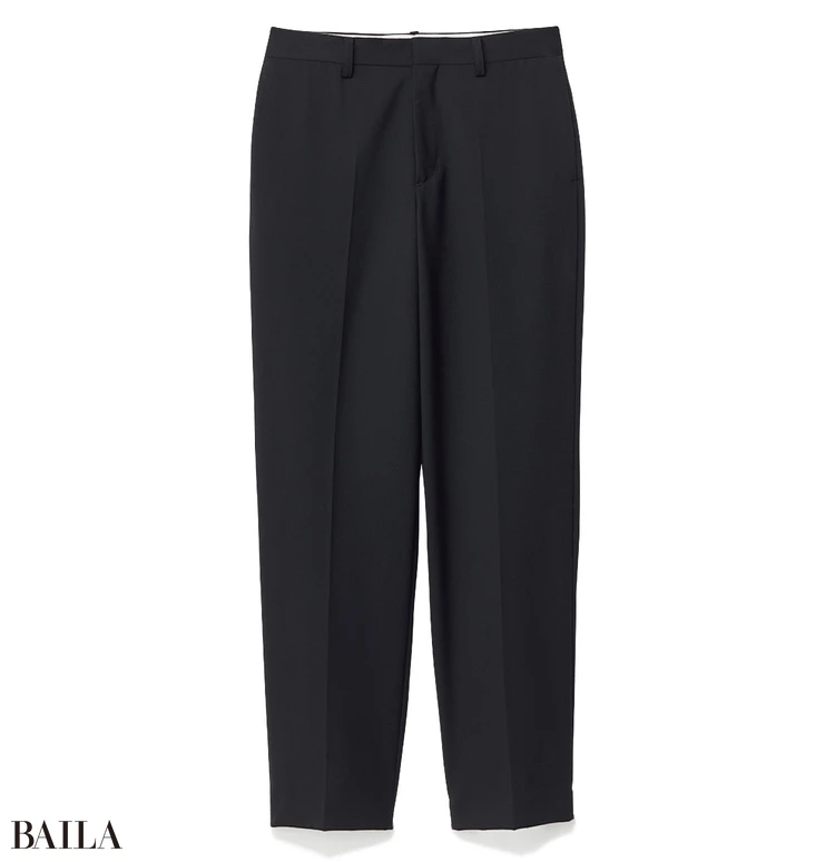CINOH　【BLACK FORMAL】 ストレートレッグ トラウザー