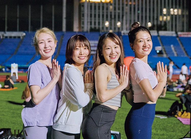 井上美波さん、岡田りささん、三間理沙さん、大野みおさん