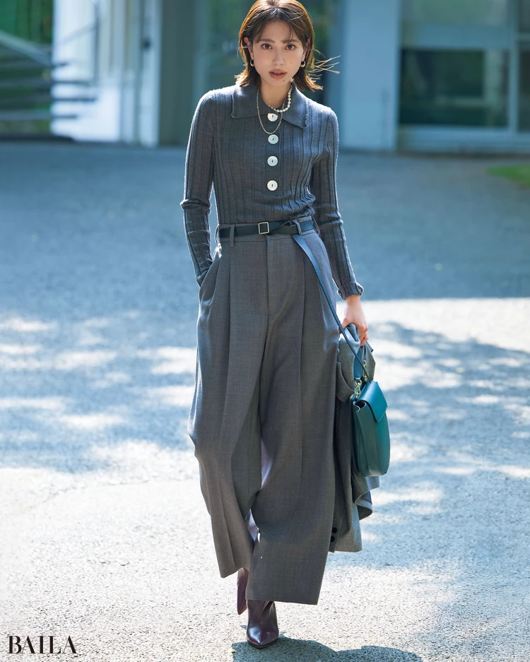 9月17日（水）のコーデ　土屋はずき　パンツコーデ