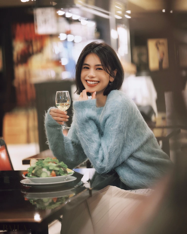 1月3日（土）のコーデ　佐藤晴美　ニットコーデ