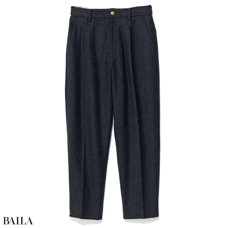 aLORS　MOONツイードテーパードパンツ＂ボニー＂