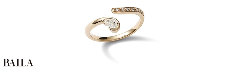 リング（K18YG×DIA）￥297000／エフ・ディ・シィ・プロダクツ（4℃）