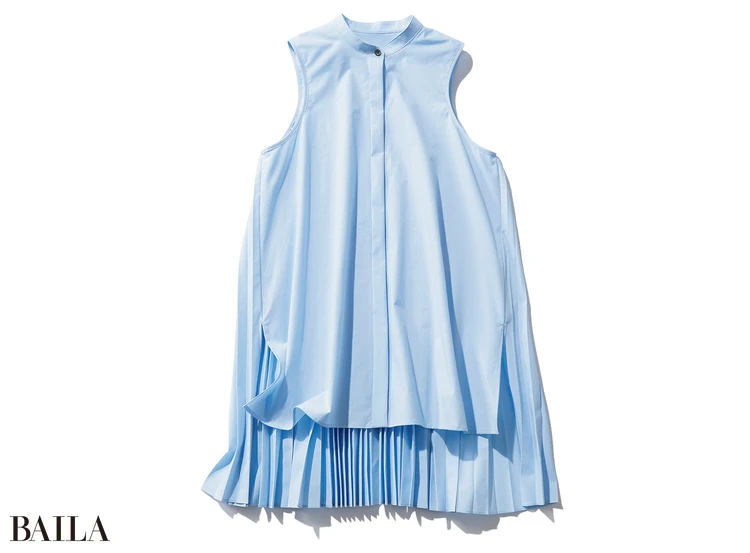 LE PHIL（ル フィル） バックプリーツ ブラウス