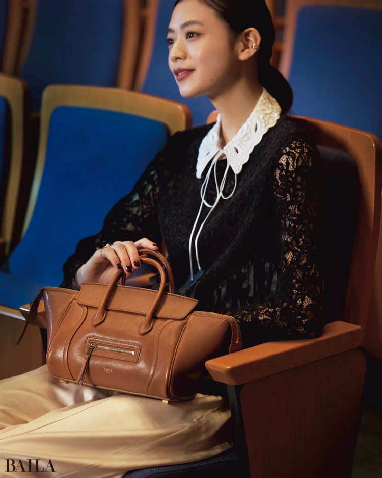 3月14日（土）のコーデ　松木育未　バッグコーデ