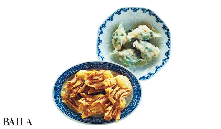 定番のほか、季節の食材を使った限定のワンタンも。