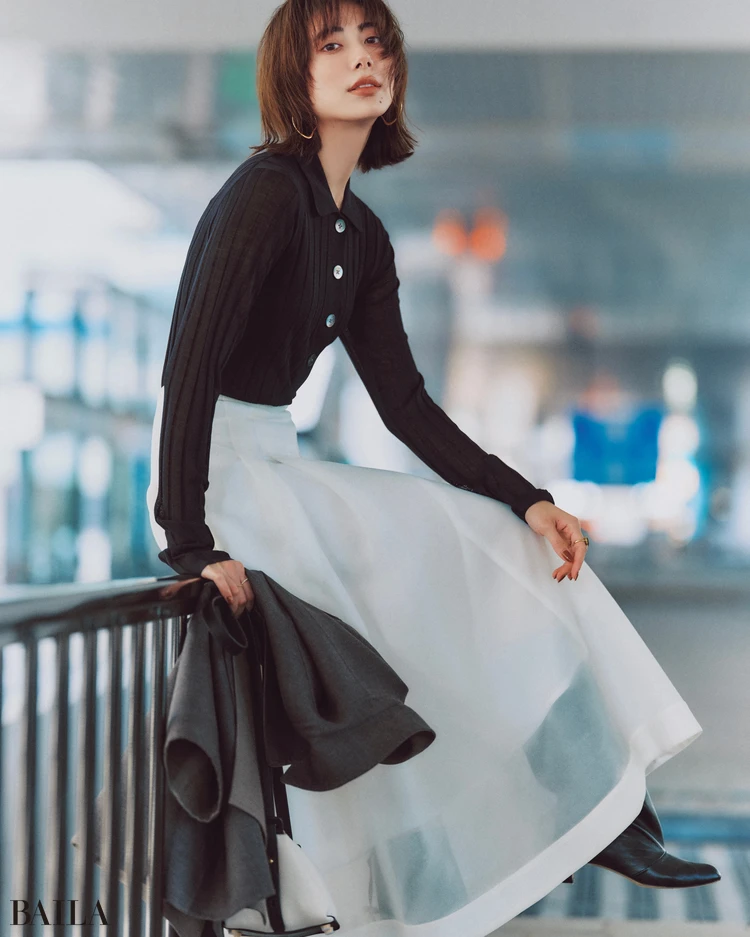 12月1日（月）のコーデ　 土屋はずき　スカートコーデ