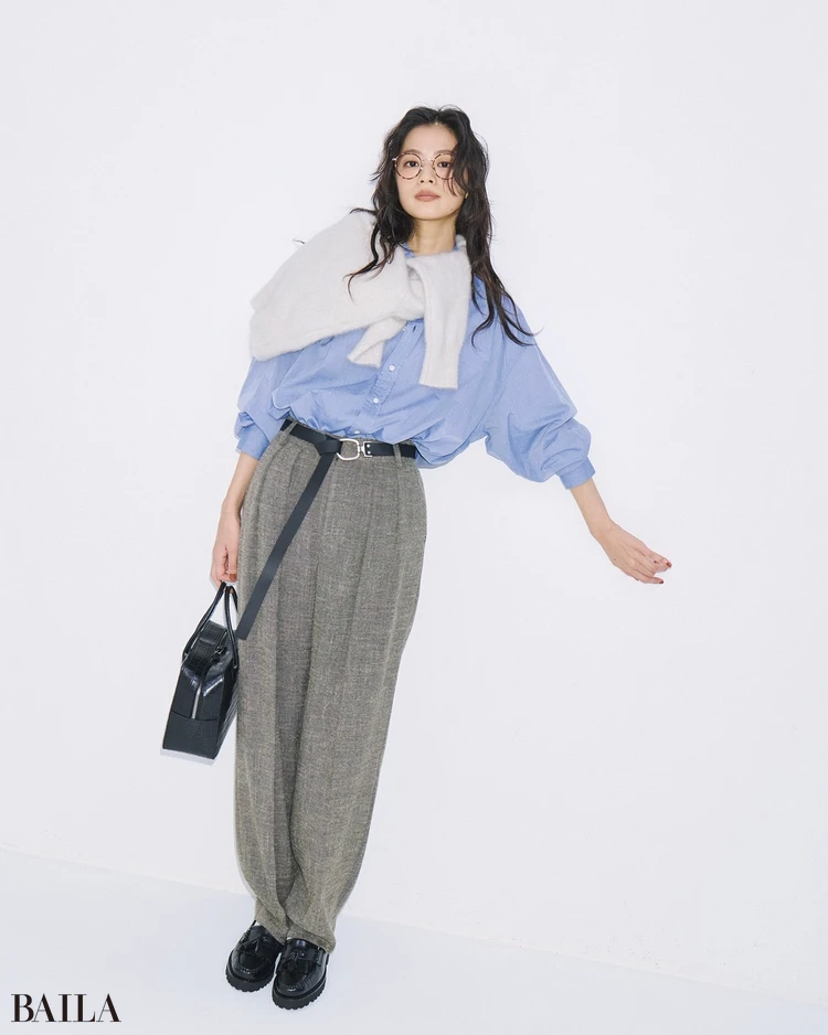 仕事も約束もこれ１つで！「フルラ」の新作バケットバッグ【BAILA今日のコーデ】