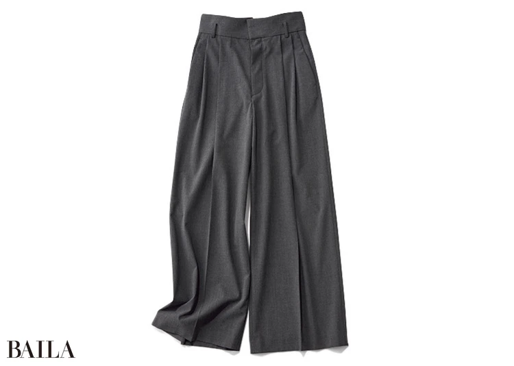 センタープレスパンツ