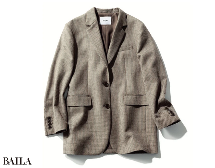 チェック柄ジャケット