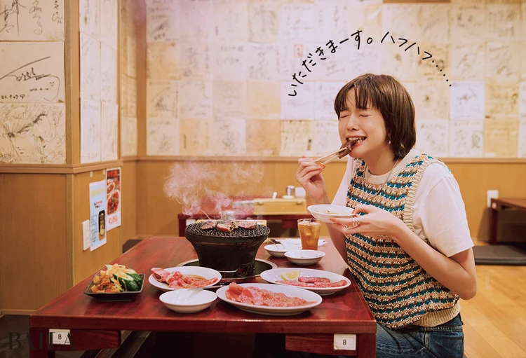 佐藤栞里 いただきまーす。ハフハフ・・・・