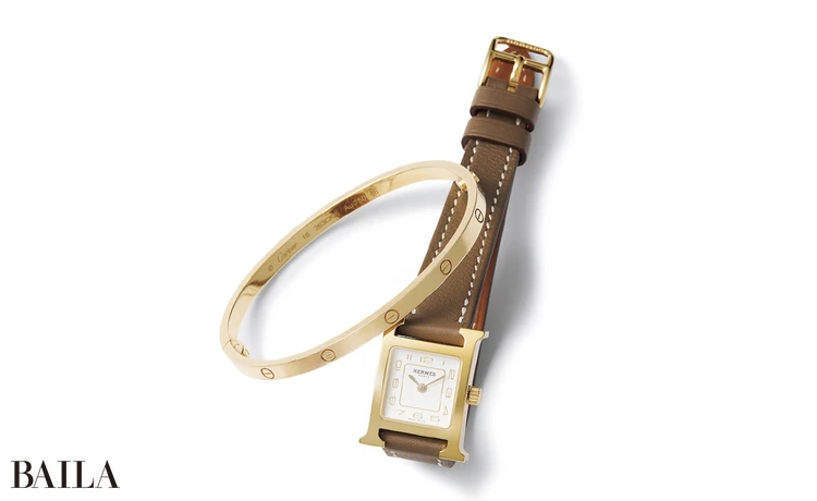 （左）Cartier（右）HERMÈS