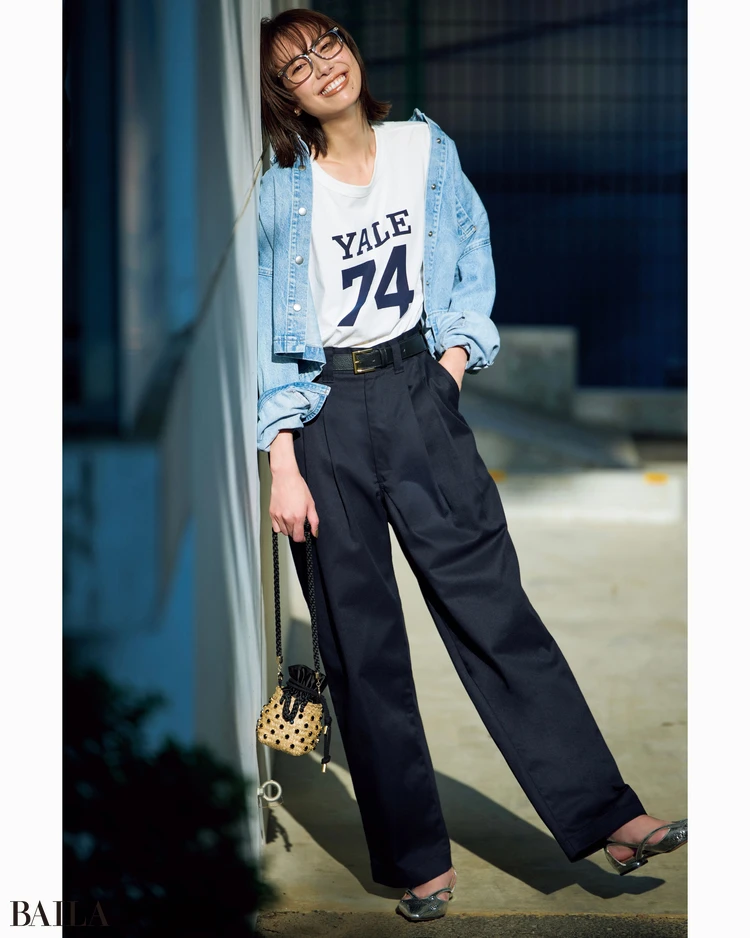 9月6日（土）のコーデ　土屋巴瑞季　パンツコーデ