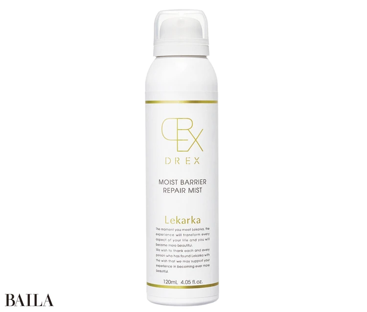 DREX モイストバリアリペアミスト 120ml ￥9020／レカルカ（医療機関専売品）