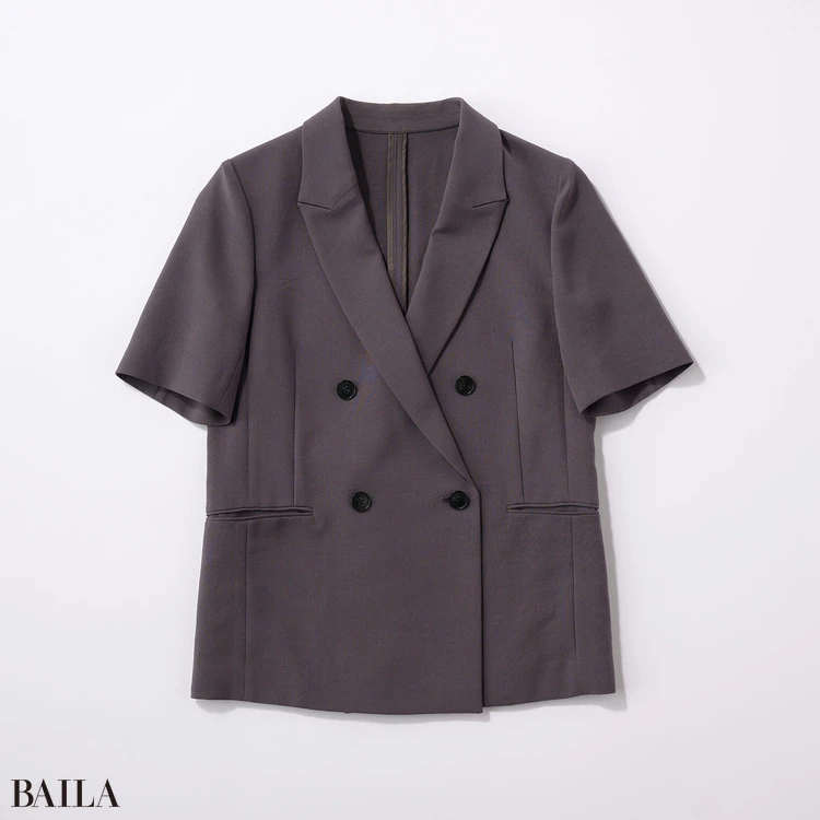 uncrave 半袖ジャケット 働く30代に最高のオフィス服】「アンクレイヴ」の半袖ジャケット