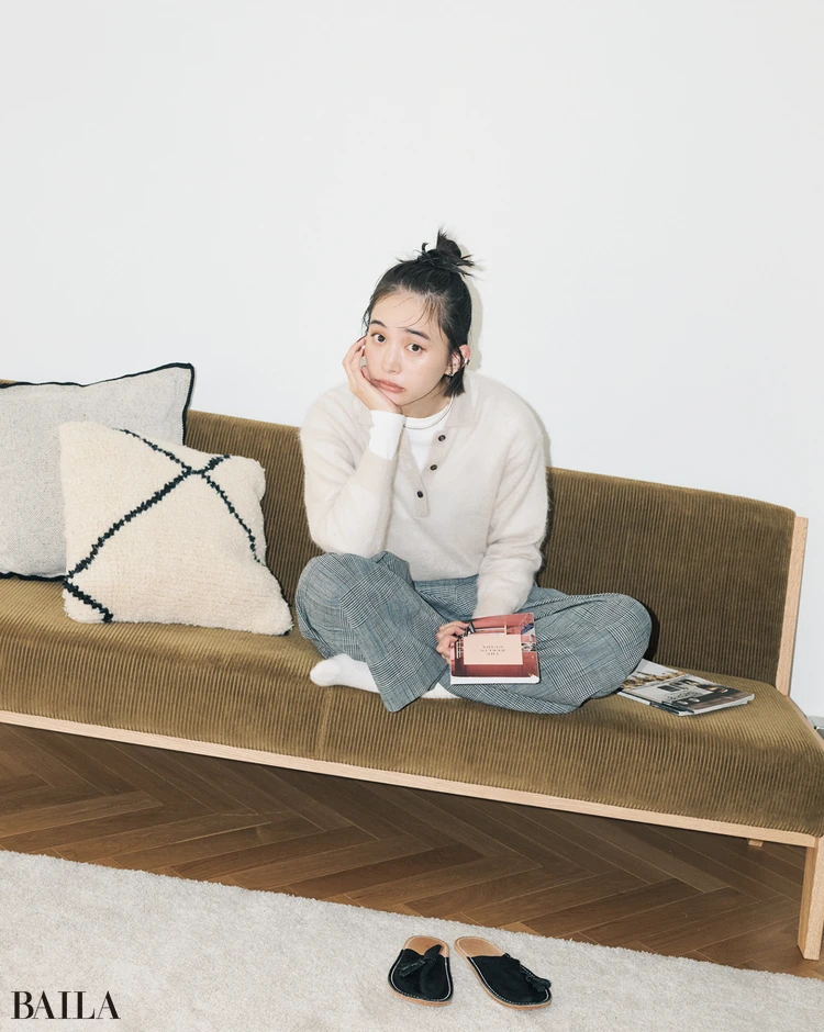 透け感ポロニット-3