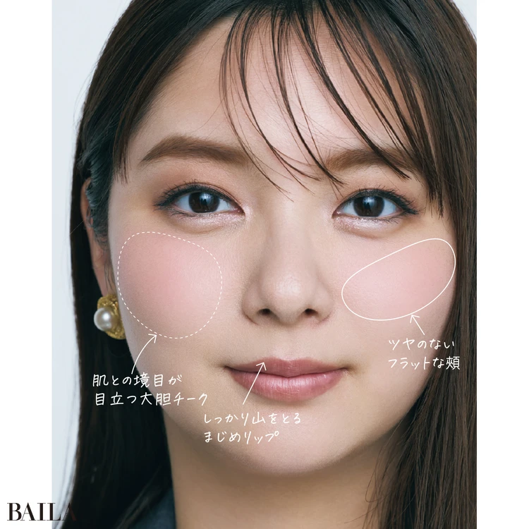 今までの圧ありリップ&チーク