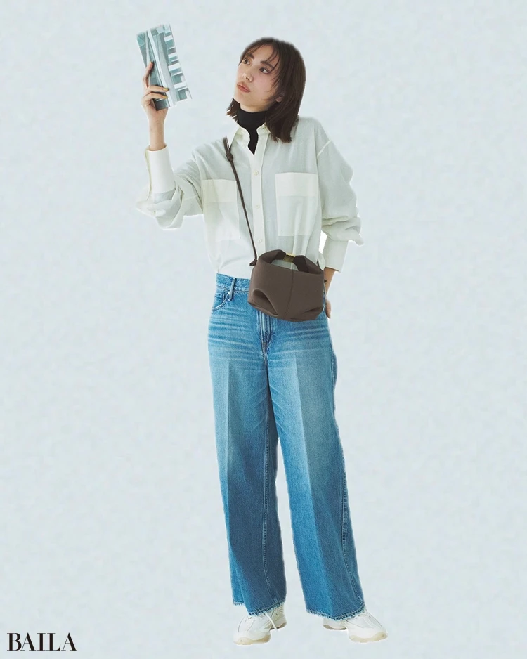 2月19日（木）のコーデ　土屋はずき　デニムコーデ