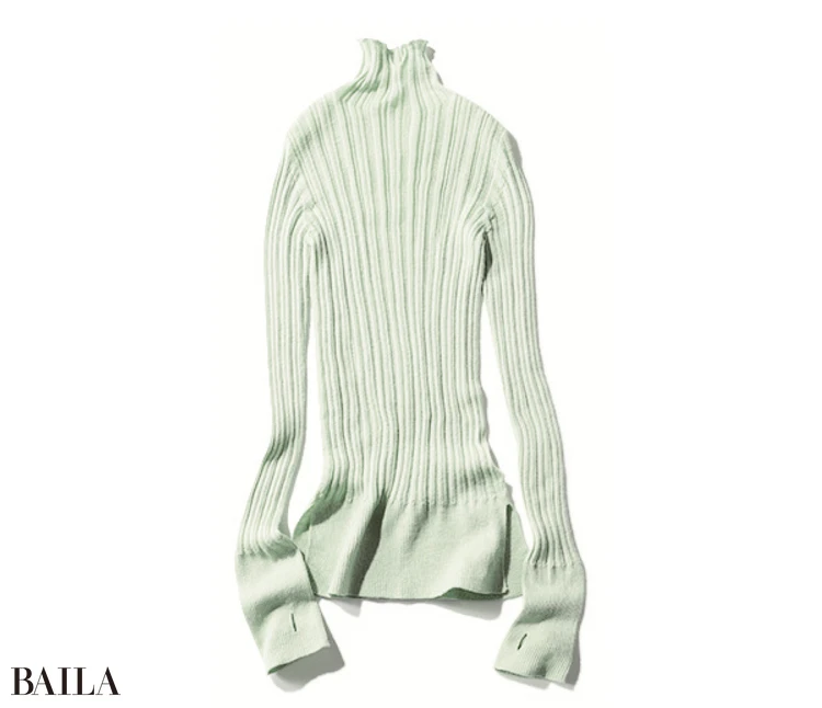 シアーリブニット