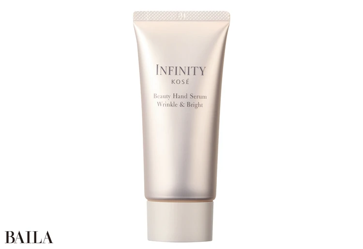 インフィニティ ビューティハンドセラム リンクル＆ブライト（医薬部外品） 55g ￥1760（編集部調べ）／コーセー