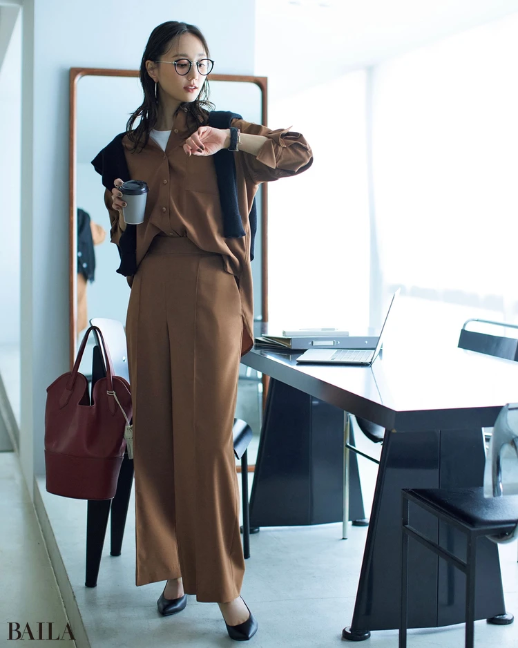 9月13日（土）のコーデ　鈴木友菜　パンツコーデ